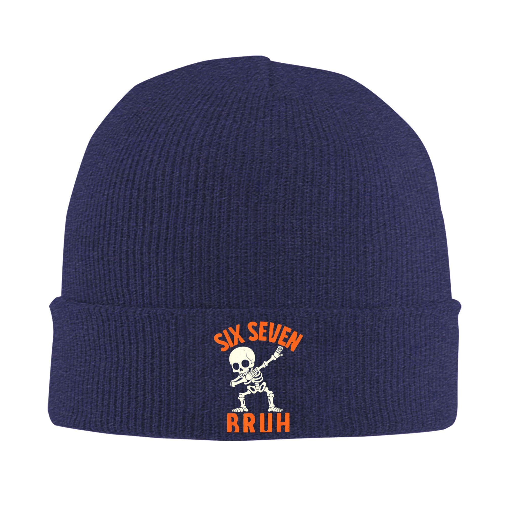 

67 Meme 6 7 Halloween Dabbing Six Seven Funny Boys Kids Bonnet Hats Beanie Hats Autumn Knit Hat Street Y2K Thermal Elastic Cap One Size