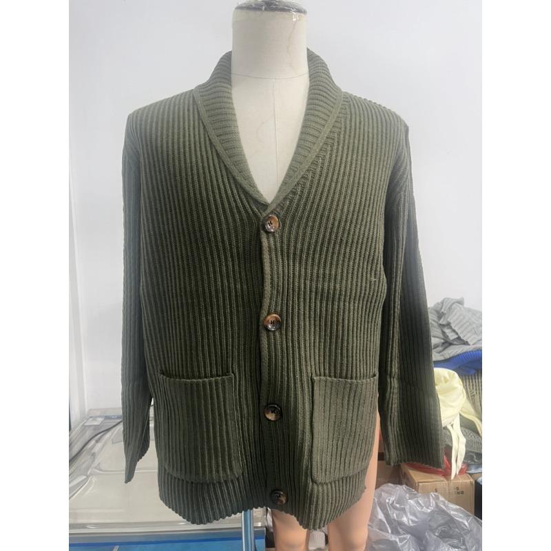 Men S Long Sleeve Knitted Cardigan Sweater Casual Autumn Winter Coat