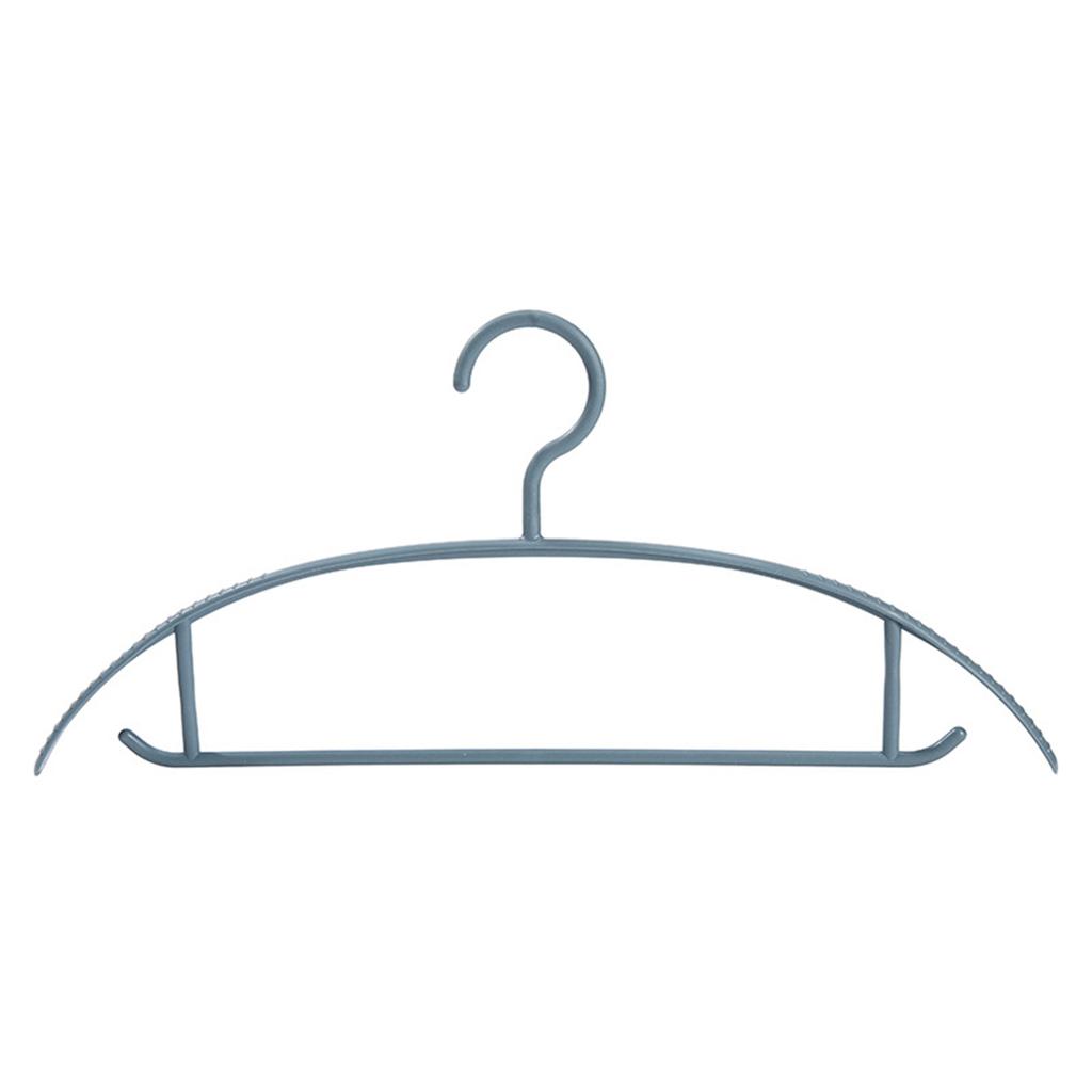 10pc Unmarked Anti-slip Clothes Hanger Dormitory Bed Clothes Hanger Household Thick Clothes Stand Adult Plastic Clothes Support Clothes Drying Rack