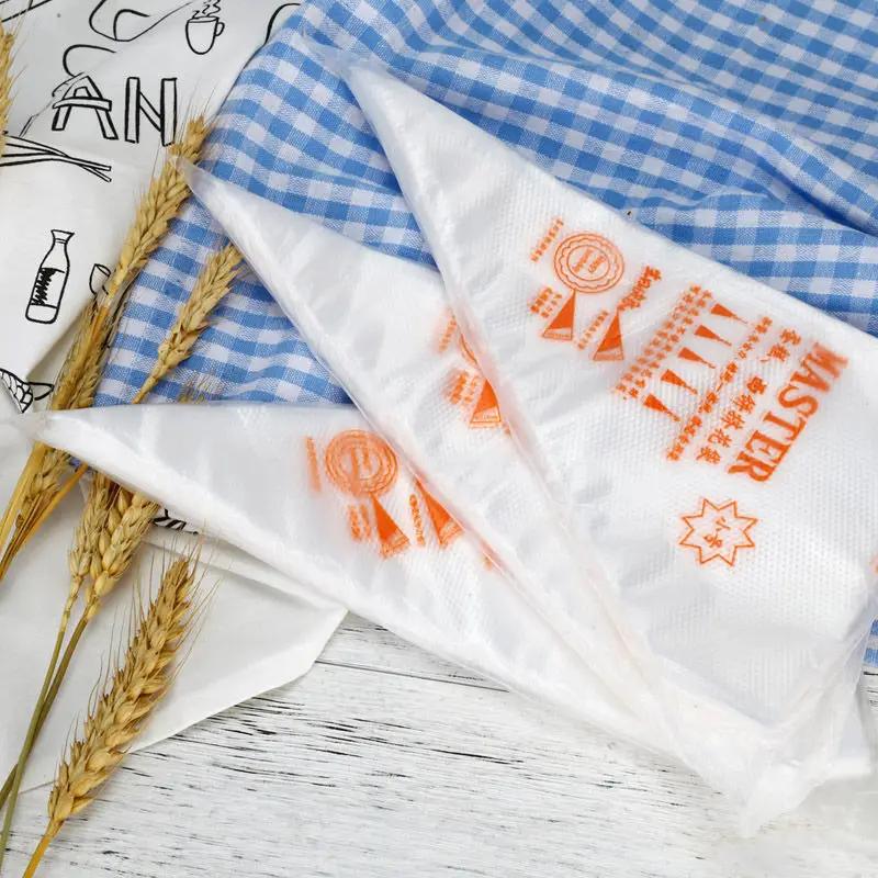 100PCS Thick Piping Bag Disposable Pastry Bags DIY Cake Cream Decoration Icing Bag Baking Tool Pastry Sleeves for Frosting Cake