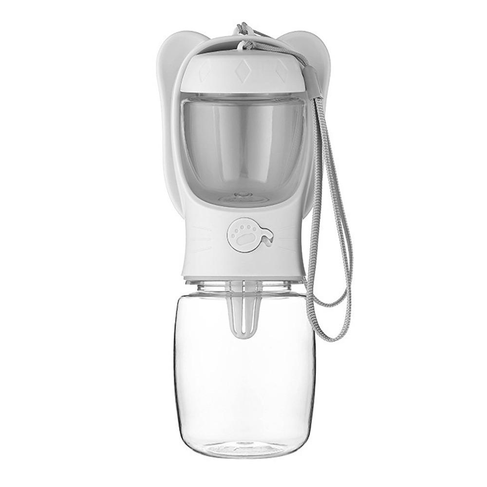 Lightweight Dog Travel Water Bottle Dual Storage Walking Pet Drink Cup  Small Medium Pets