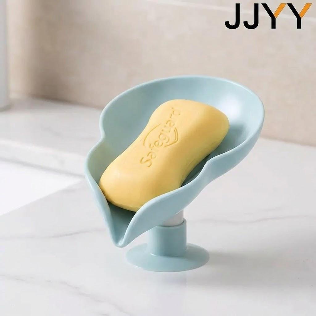

Leaf Shaped Soap Dish Automatic Drainage Saver Bathroom Organizer Holder for Shower Sink Countertop синій