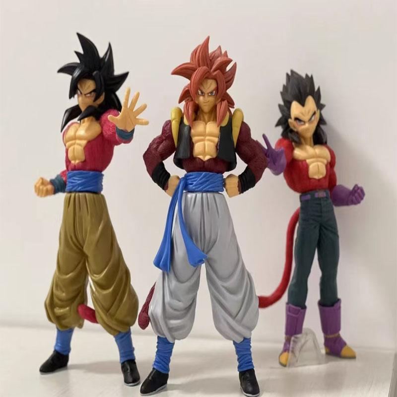 Dragon Ball 23CM Anime GT Figure SSJ4 Gogeta Goku Vegeta The Greatest Saiyan Toy Model Figure Gift