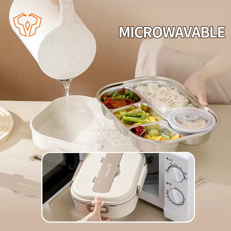 Lunchbox ze stali nierdzewnej Kuchnia Domowa Komercyjna Wielofunkcyjny Odporny na ciepło Izolowany Świeży Personalizacja