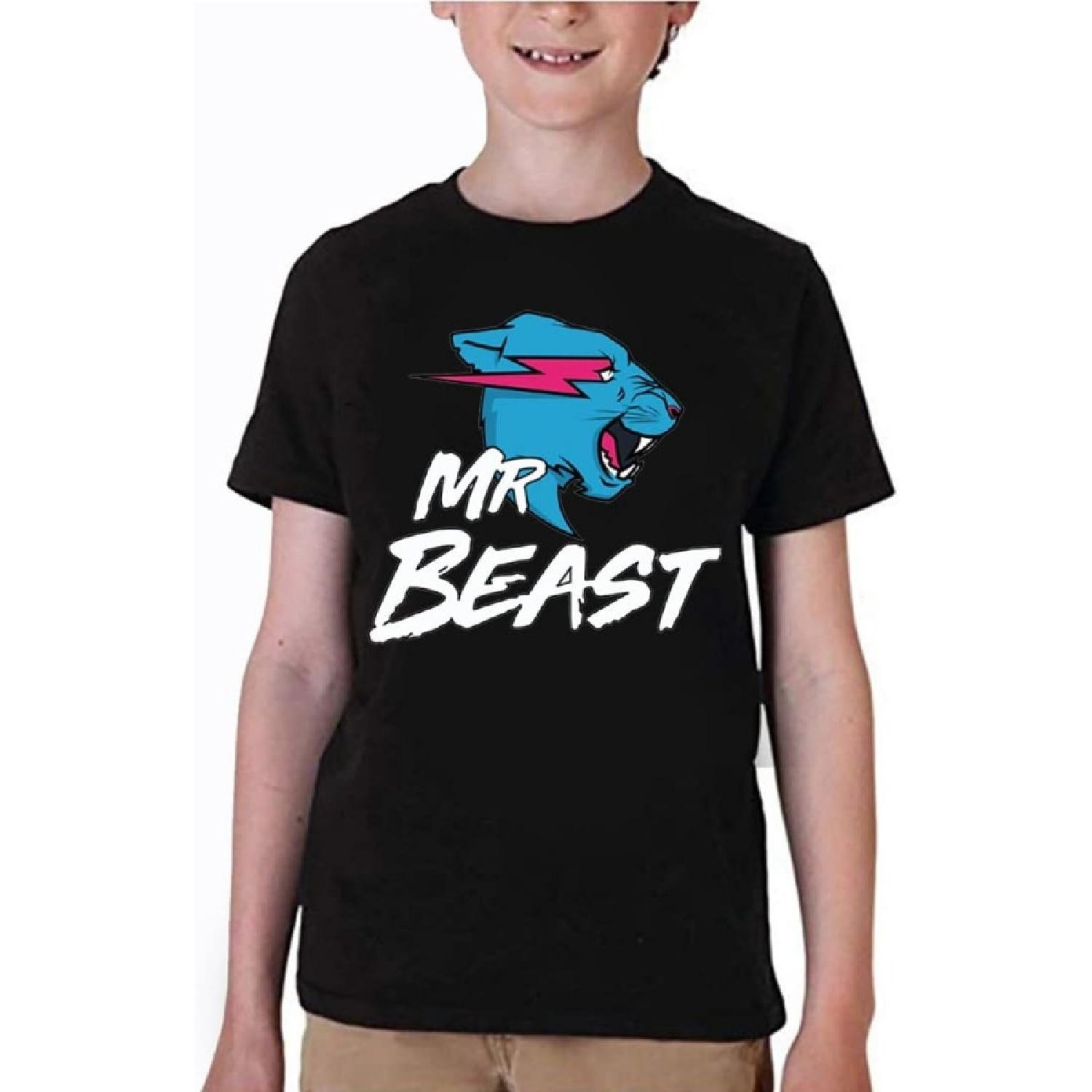 

laughZuaia Kids Boys Girls Gamer Lightning Leopard Print T-Shirt Tee Shirt Tops 6-13 Years XXXXXL різнокольоровий