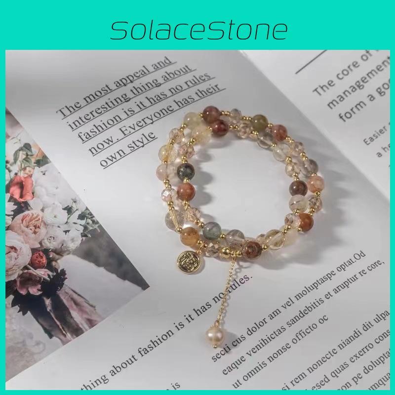 Artistic Layer Double Pearl Bracelet Elegant Handmade Jewelry For Spring 2024