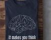Brain T-shirt, Neuroscience Gift, Brain Science T Shirt, Neurology Gift, Nursing Student Gift, Gift For Doctor,Psychology Gifts,Psychologist