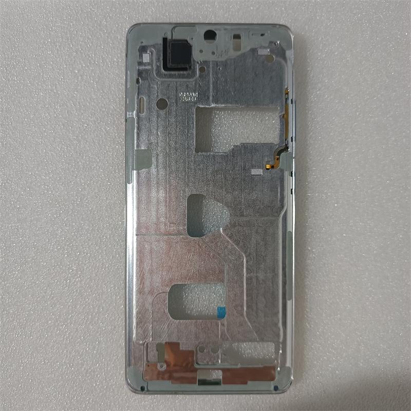 Für Samsung Galaxy S21 Ultra 5G SM-G998B Mittelrahmen Gehäuseplatine LCD-Rahmen Reparatur Ersatzteil Seitentasten