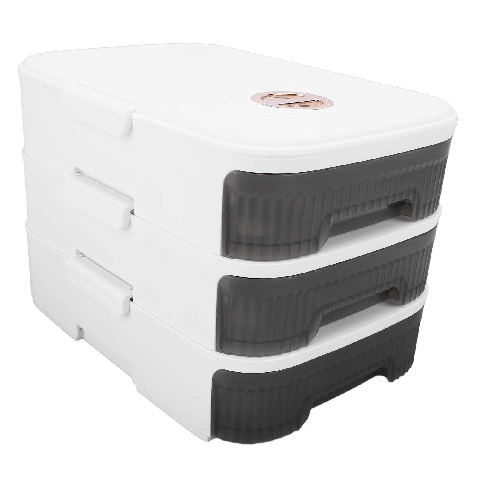 Egg Storage Container Multipurpose Automatic Rolling 3 Layers Large Capacity 54 Grids Egg Holder for Refrigerator 2480₽