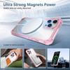 For iPhone 12 Pro Max Case Anti-Yellow TPU+PC Crystal Clear Phone Shell Compatible with Magsafe