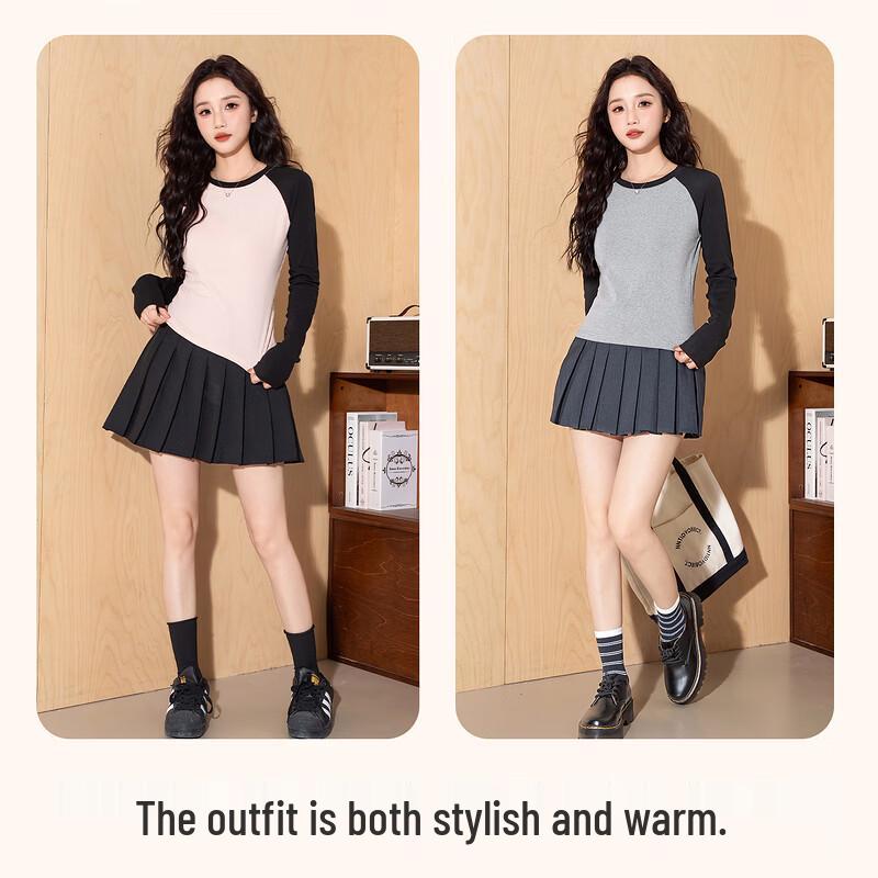 Baleno Women's Colorblock Raglan Long Sleeve T-shirt