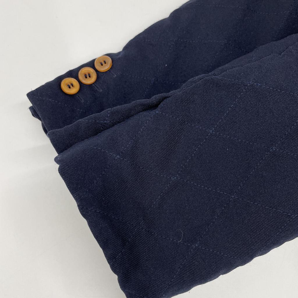 COMMEdesGARCONS COMMEdesGARCONS Brown RN-J036 Quilted Jacket Jacket Navy Not writtenUsed