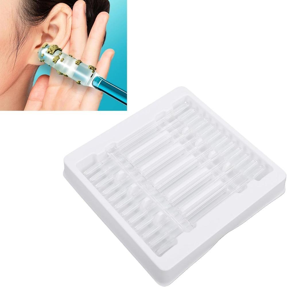 48pcs Flexible Soft Earwax Removal Swabs Washable Adhesive Ear Picks For Adults