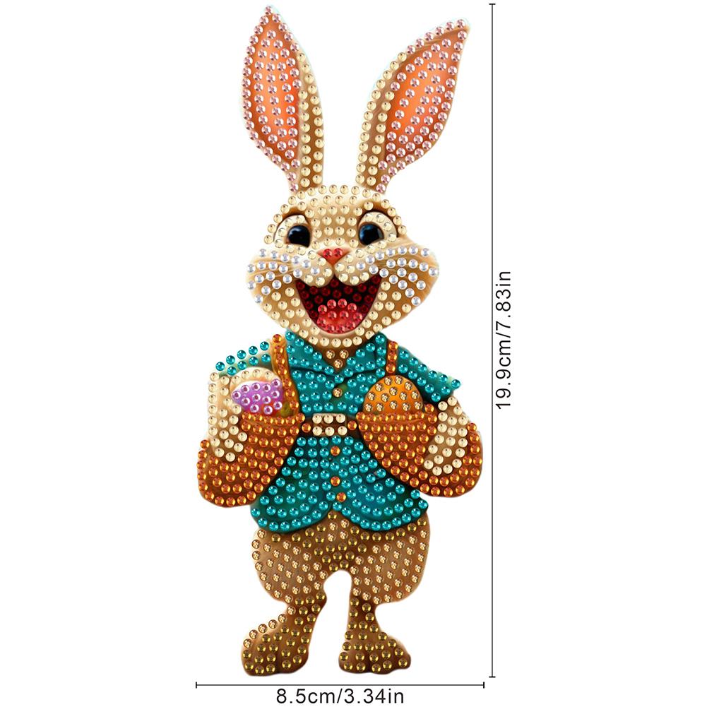 Acrylic Shaking Head Table Top Diamond Painting Ornament Kits Animal 5D DIY Diamond Art Tabletop Decorations for Adults Beginner