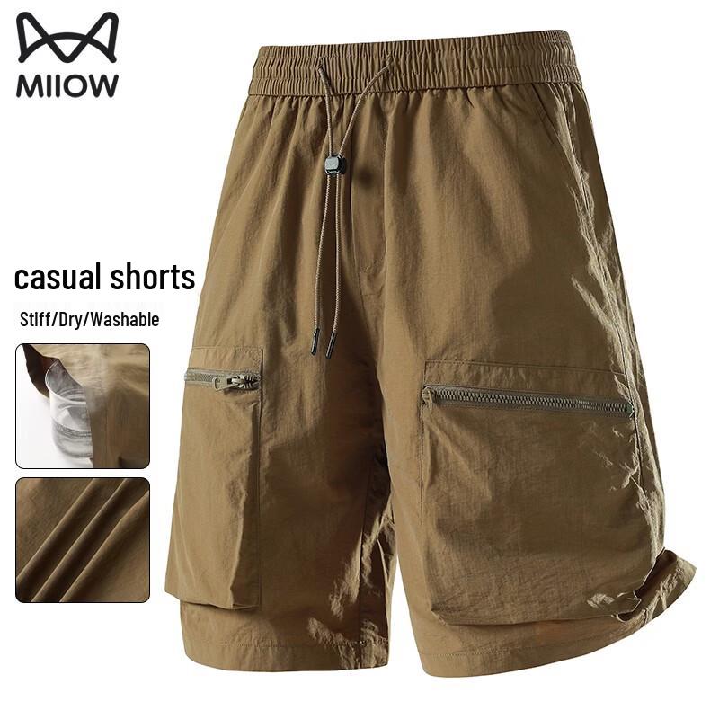 MiiOW Men s Lightweight Breathable Cargo Shorts 2XL