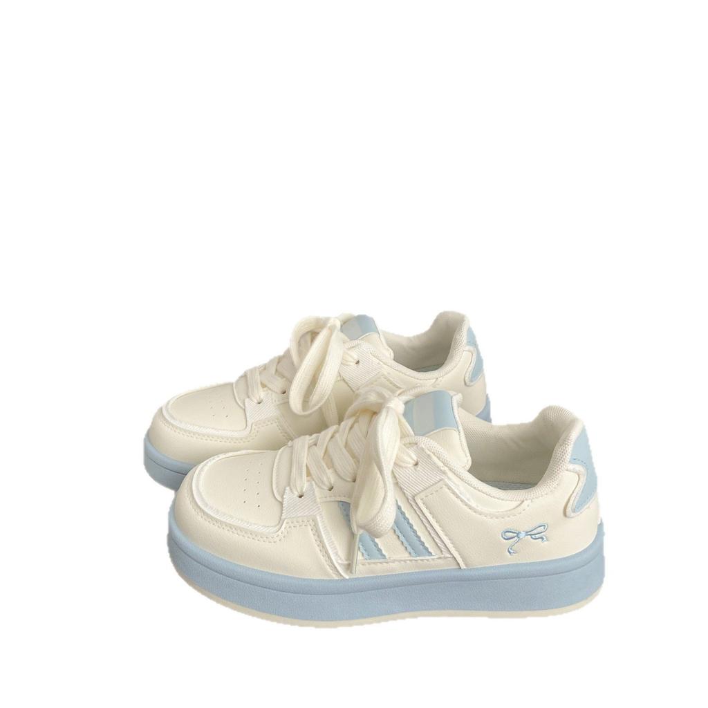 Thick-soled spring and autumn new shoes ins trendy student niche board shoes bread shoes