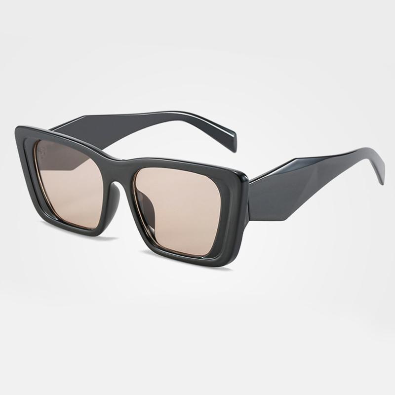 Big Frame Rectangle Sunglasses Women Men Cat Eye Vintage Brand Designer Square Sun Glasses Shades Female Male Eyewear Anti-Glare