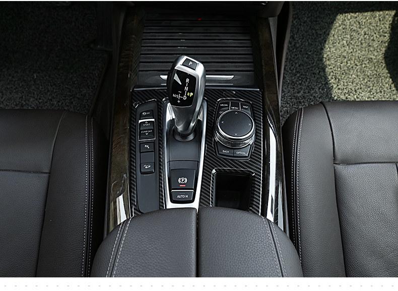 14-18 BMW X5 X6 Interior Gear Shift Decoration Sticker Set