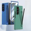 Multi Color Ultra-thin Matte Case For Samsung Galaxy Z Fold 7 6 5 4 Pen Slot with Touch Pen Tempered Film Shockproof Hard Cover