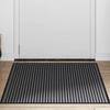 Black Doormat 80 X 120 Cm Polypropylene