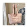 (Pink) Large Capacity Fabric Tote Bag Lightweight Trendy Shoulder Purses Lady Shopper Shopping Underarm Bag 2026 Y2K New Women Handbags