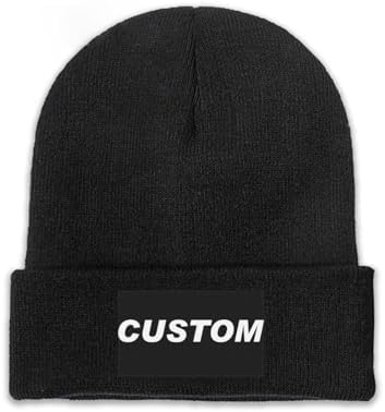 Custom Unisex Beanies with 3D Embroidery Personalized Logo Winter Hats-100% Acrylic Common Fabric