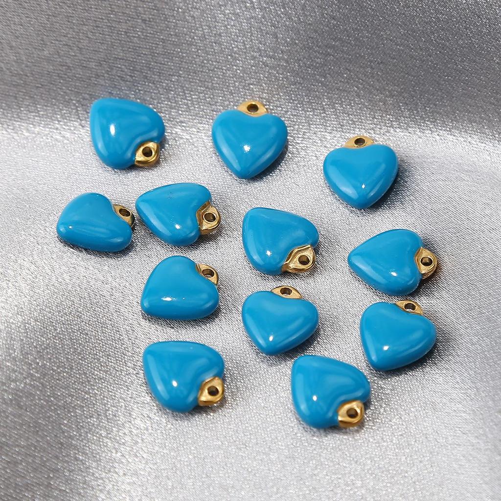 Κολιέ με Καρδιά με Επίχρυσωση 18Κ - Ανοξείδωτο Ατσάλι, Χειροποίητο DIY Αξεσουάρ Κοσμήματος