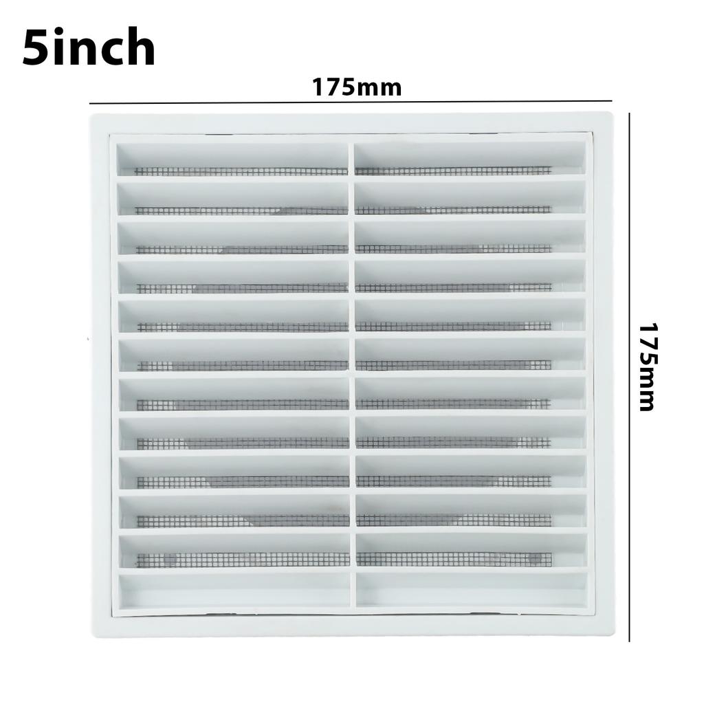 White Grille Air Outlet 100MM/125M/150MM Auxiliary Materials