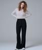 MALOUPE 2164 Stretch Flare Pants (Black)