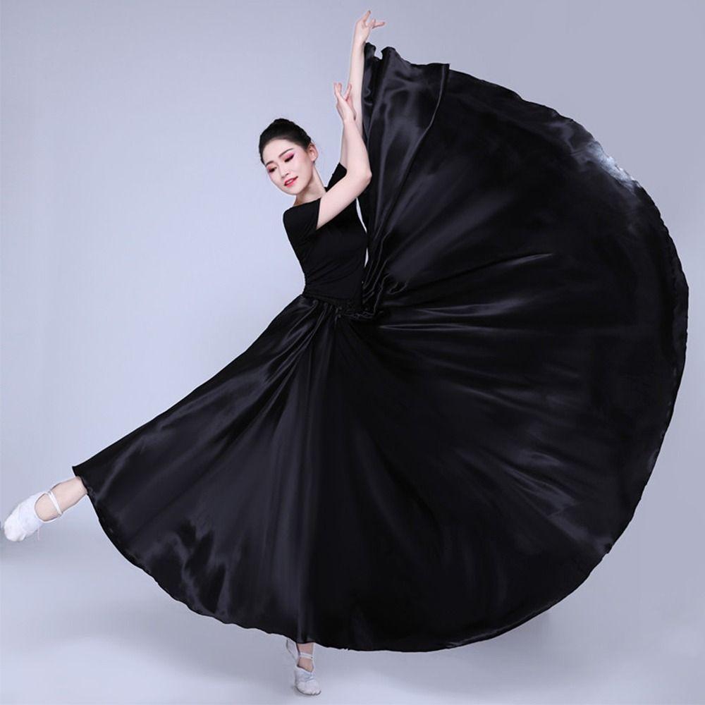 Carnival Spanish Flamenco Skirt Polyester Belly Dance Dress Fashion Paso Doble Dance Dress Women