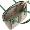 Lanvin Collection 2-Way Feria Bag 61-6303 Light BrownGreen