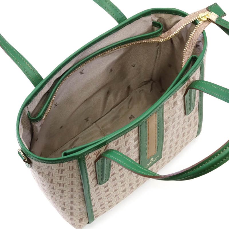 Lanvin Collection 2-Way Feria Bag 61-6303 Light BrownGreen