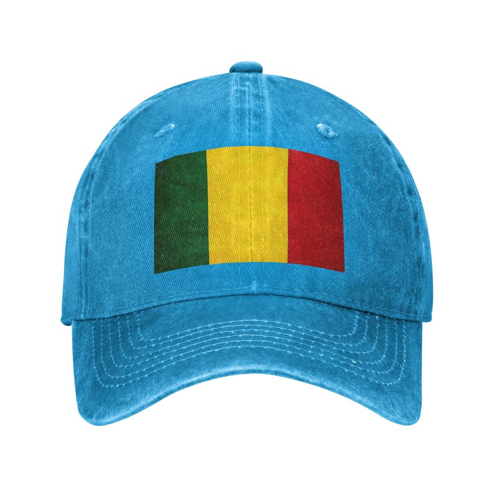 Jamaican Reggae Rasta Lion Jamaica Flag Baseball Caps Washed Denim Hats Adjustable Casquette Sports Baseball Cowboy Hat Unisex