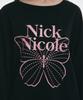 Nigaennikol Butterfly Signature Ls Top_Black Pink