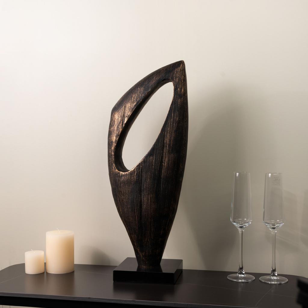 Resin Handicraft Abstract Hollow Art Sculpture Abstract Decorative Objects Decorative Figurines Home Decoration Accessories