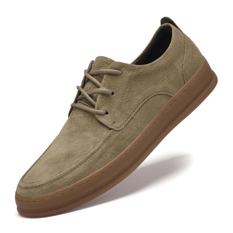 

Модная мужская мода Кроссовки на шнуровке Дышащие балетки Удобная повседневная обувь Легкая обувь для ходьбы, бега и спорта для мужчин 38 хаки