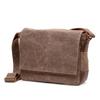 Koshibu Shoulder Bag for Men Made In Persimmon Crushed Flap Shoulder Japanese Style Toyooka Small Shoulder Birthday Dye (Persimmon Dye) - Canvas,