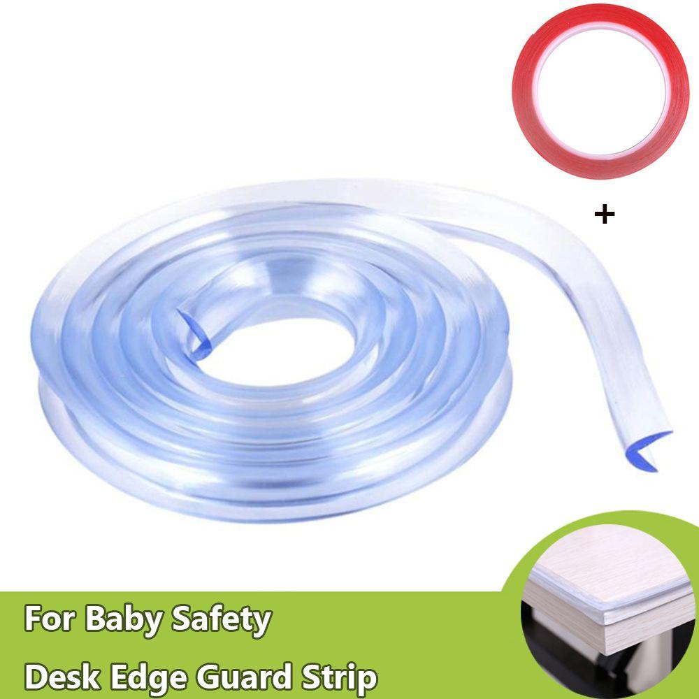 Protector transparent din spumă pentru mobilă, siguranța bebelușului, protecție margine masă, birou, colț, bandă de protecție