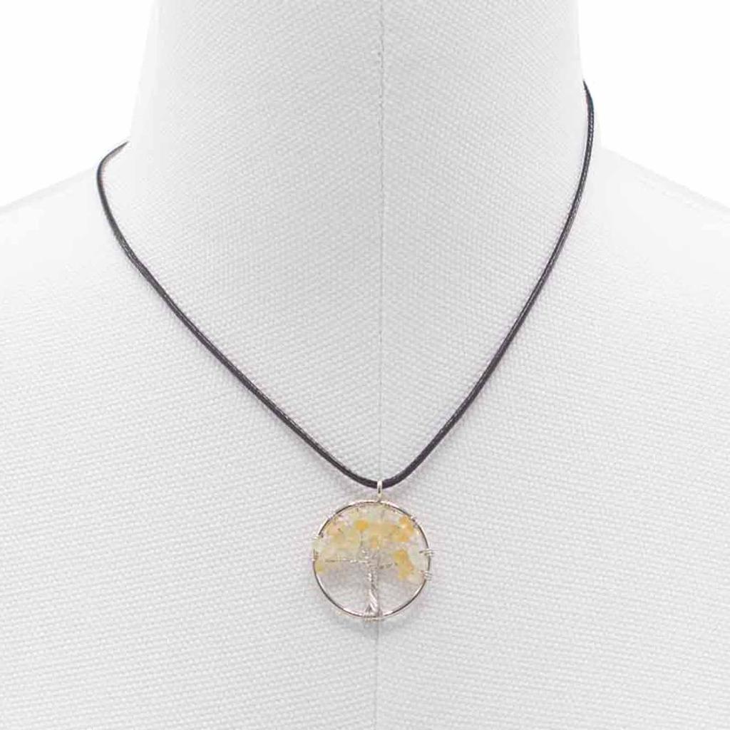 Tree of Life Pendant Carnelian Gemstone