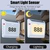 New Solar LED Door Light USB Rechargeable Warm Light Door Light Outdoor Wall Light for The Courtyard Garden District Decoration