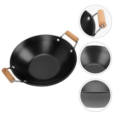 Hot Pot Cooking Pot Household Cooking Pot Kitchen Supply Thicken Pot with Wooden Handle