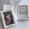Ins Style Cute No Attribute Gray Card Bag Korean 3-Inch One Palace Grid Polaroid Small Card Storage Card Book
