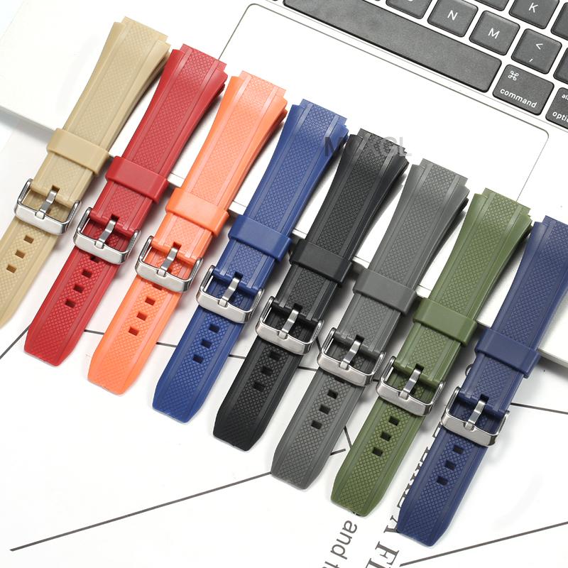 Resin Band For Casio EF-552 Men's Watch Band EF-552-1AV EF-552PB-1A2V EF-552PB-1A4V Waterproof Sports Wristband