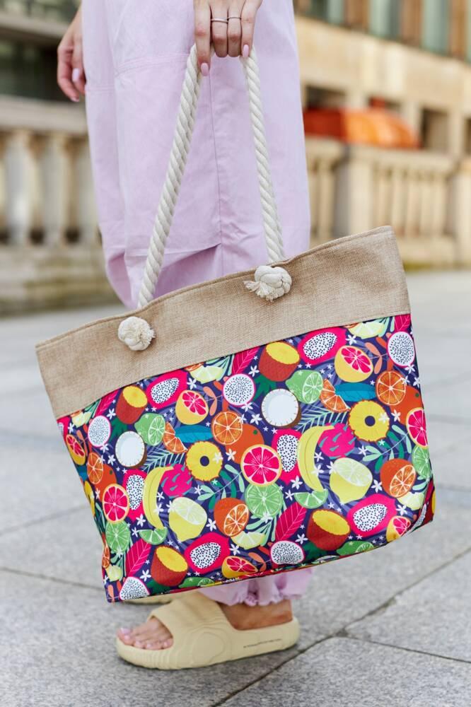 Women's beach shopper bag