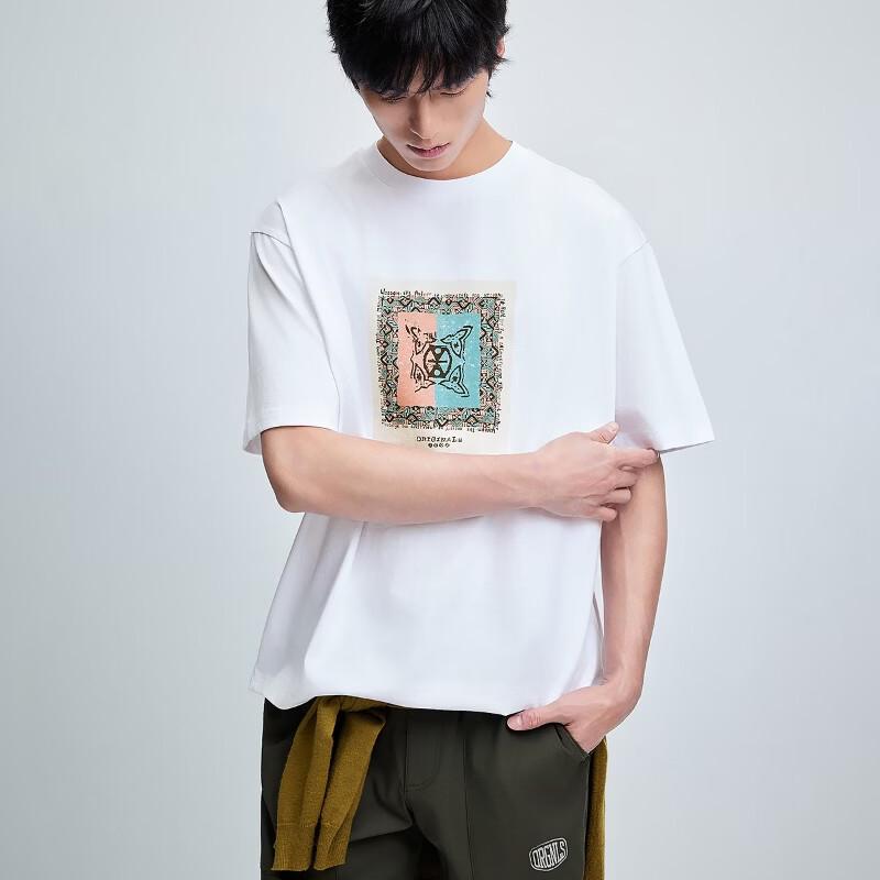 JACK&JONES Men's Cotton Short-Sleeve T-Shirt