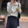 Autumn New Zipper Sweater Knitted Sweater Women's Loose Outer Wear Base Foreign Style Design Sense Niche