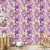 Ink wallpaper violet, purple and powder pink 50x1000