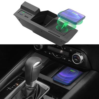 Wireless Car Charger for Mazda CX5 CX-5 2017 2018 2019 2020 2024 2024 Car Center Console Accessories Wireless Phone Charging Pad