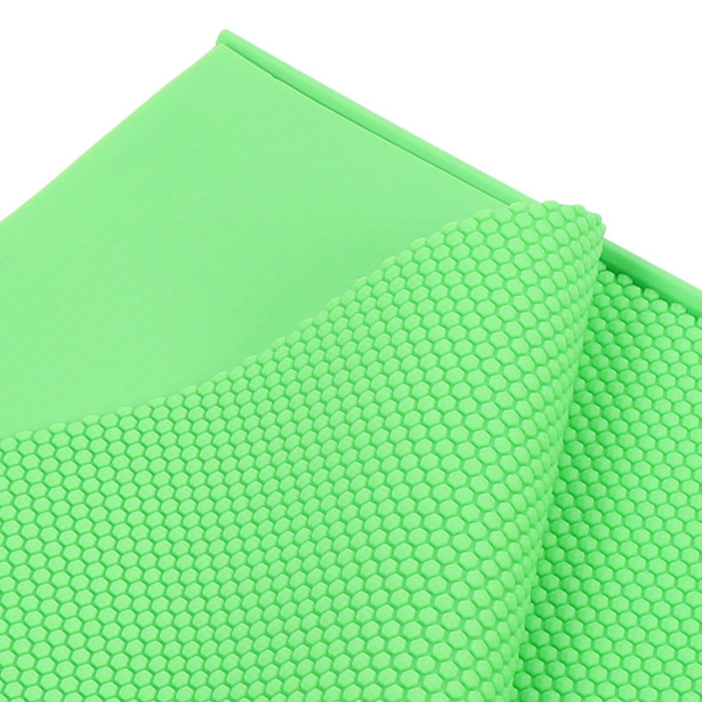 2PCS Beeswax Press Sheets 5.4mm Silicone Flexible Beeswax Foundation Sheet Beekeeper Equipment for Beekeeping Honeycomb Making