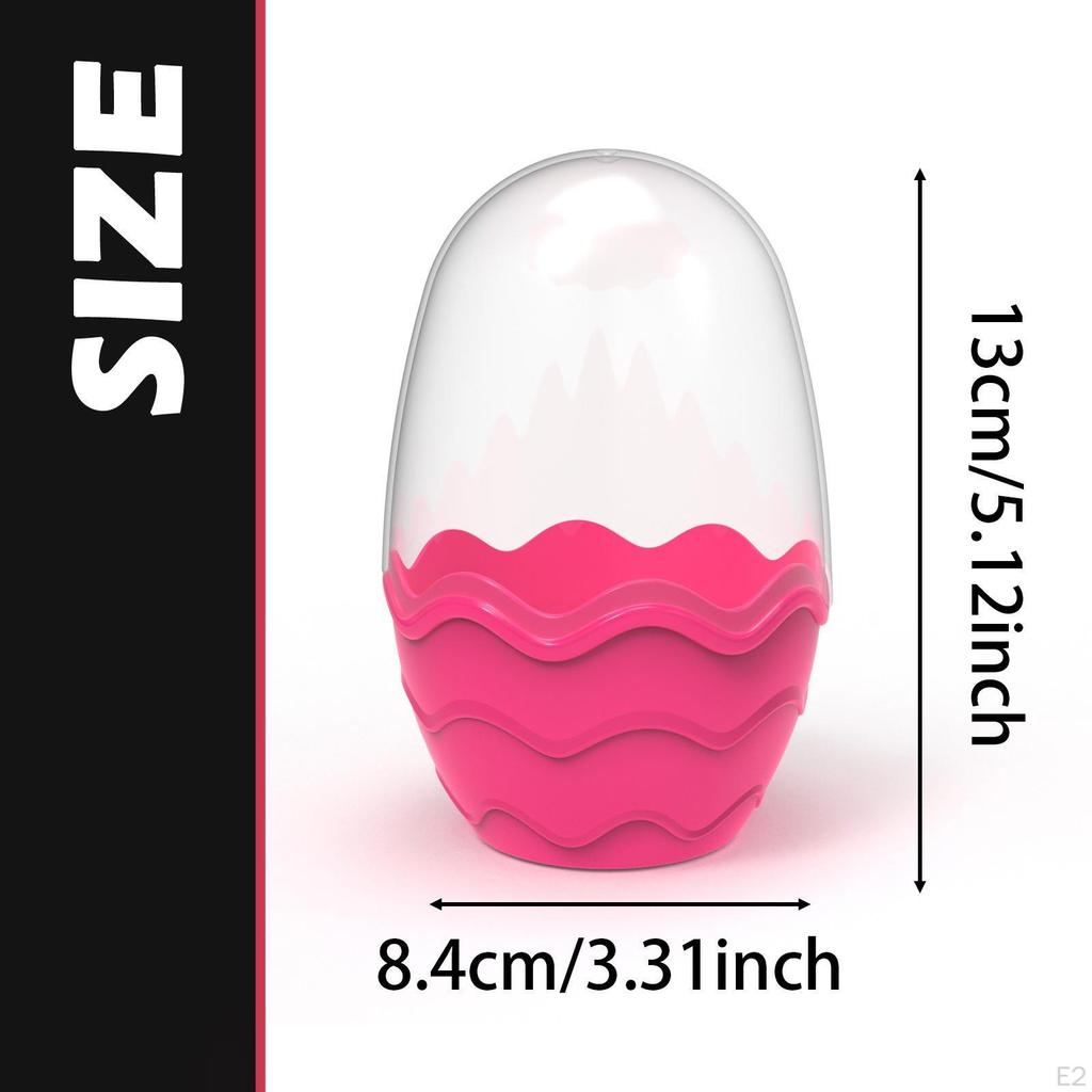 Fillable Easter Egg Basket Fillers Portable Toys Shaped Container Eggshell for Candy